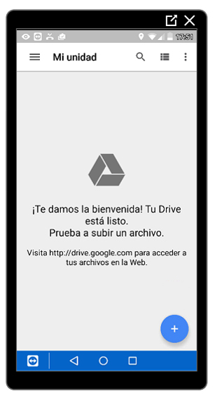 Inicio de Google Drive