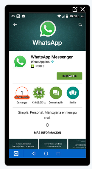 Ficha de Whatsapp